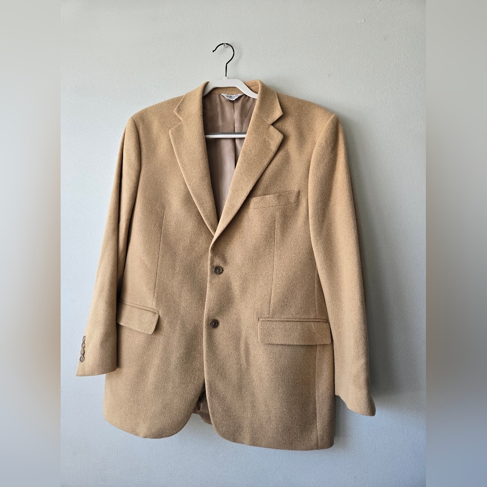 Joseph & Feiss Camel Hair Jacket 42R Blazer
